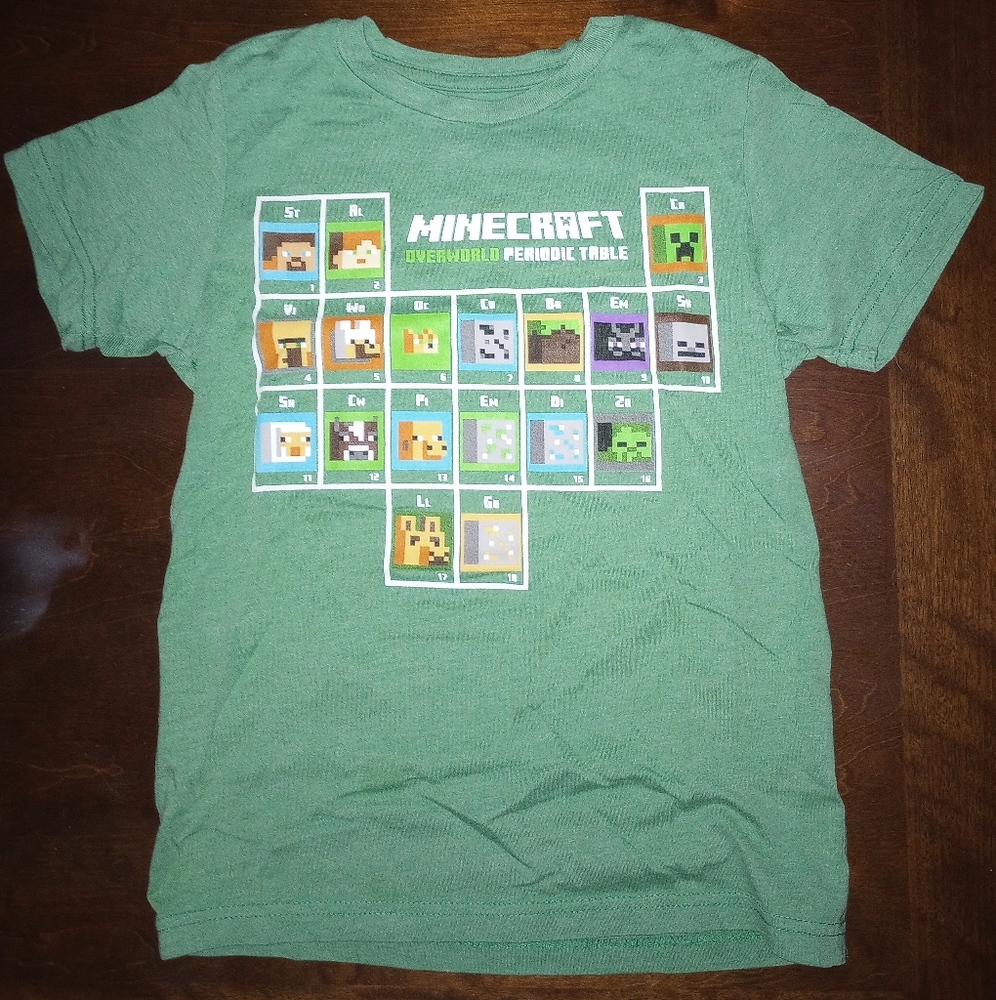 🏞️🎮🖥️ Minecraft Green Shirt